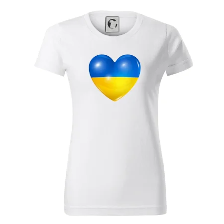 Ukrajina srdce vlajka