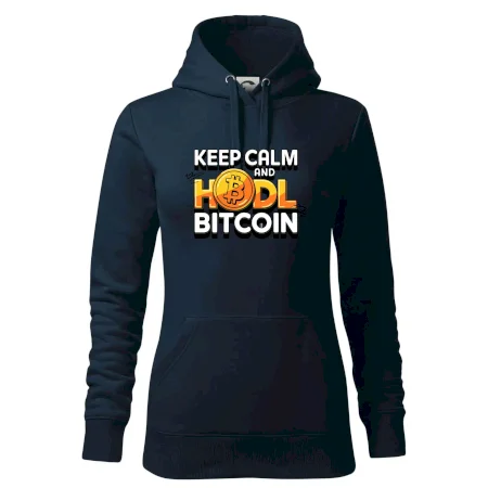 3D nápis Keep Calm and HODL Bitcoin