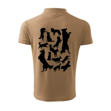 Border kólia siluety