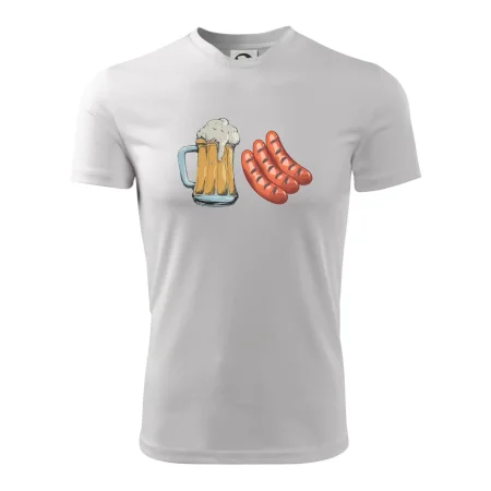 Pivo a klobása