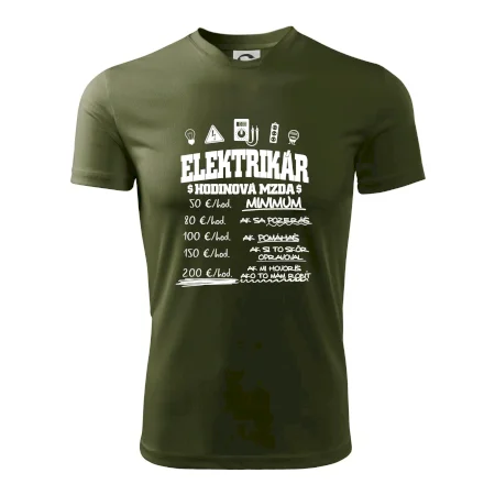 Hodinová mzda elektrikár