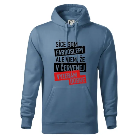 Síce som farboslepý, ale viem, že v červenej vyzerám dobre