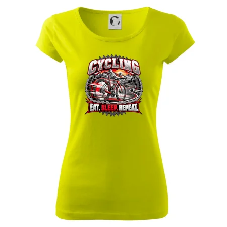 Bicykel medzi horami eat sleep repeat