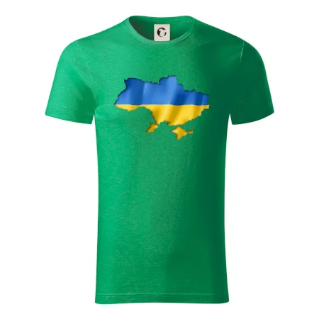 Ukrajina vlajka mapa