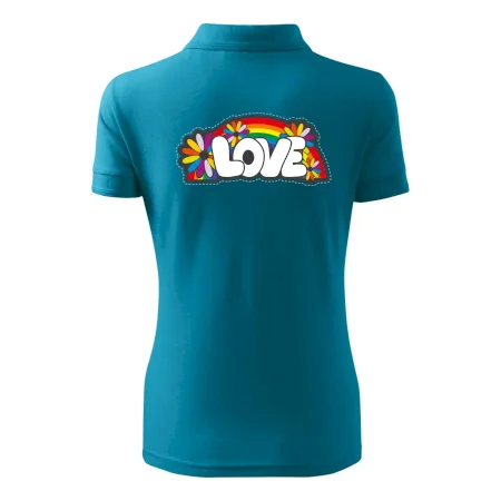 Love s dúhou v pozadí