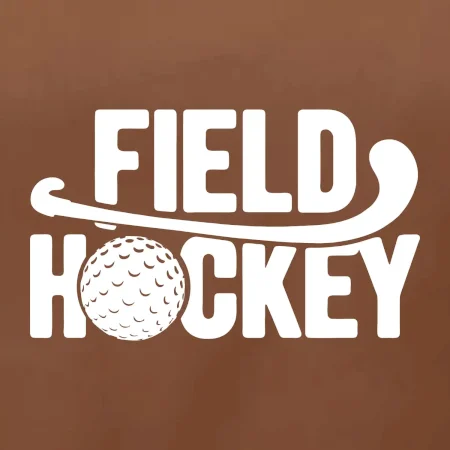 Field hockey loptička a nápis