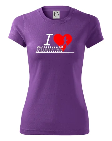 I love running dievča