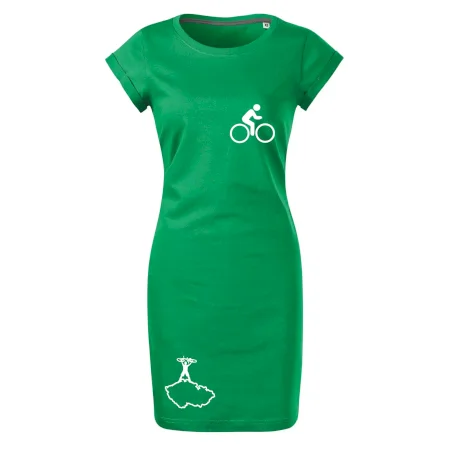 Mapa ČR + kolo na prsu