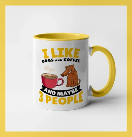 I like dogs and coffee and maybe 3 people