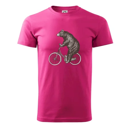 Medveď na bicykli