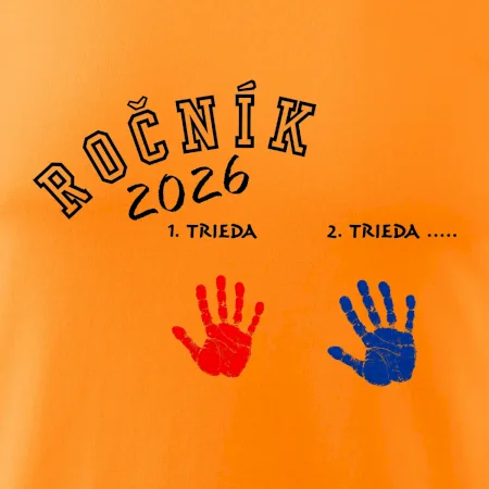Odtlačky dlaní - základná škola - 9 rokov