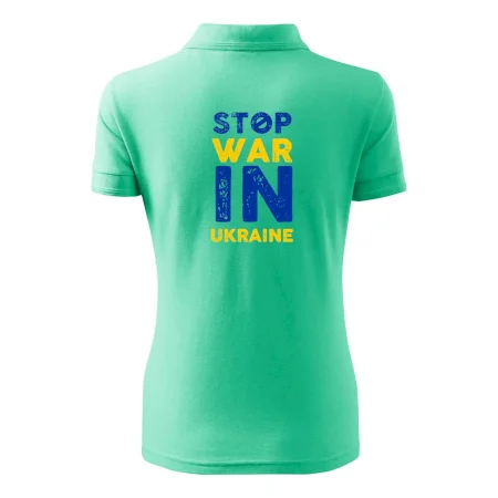 Farebný nápis Stop war in ukraine