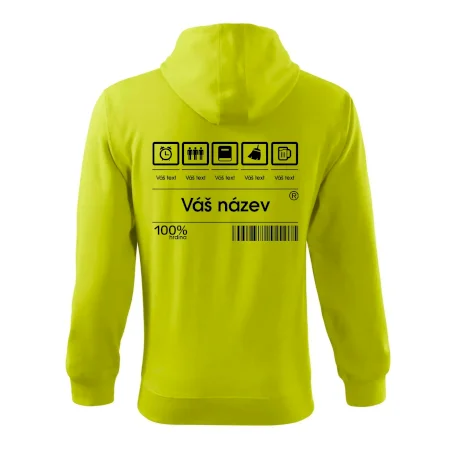 Čárový kód - Vlastní text
