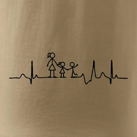 Ekg mamička a dievča + chlapec