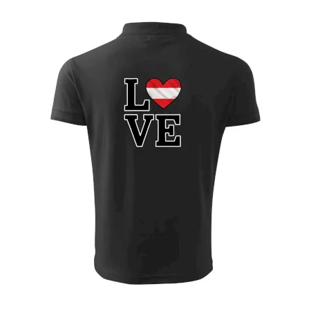 Love Rakúska vlajka