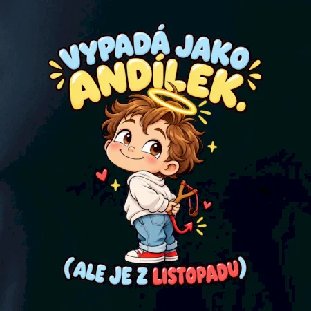 Vyzerá ako anjelik, ale je z novembra s prakom