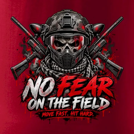 Lebka bojovníka – No Fear paintball