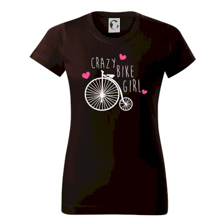 Crazy bike girl