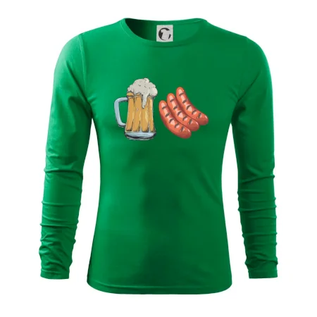 Pivo a klobása