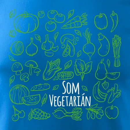 Som vegetarián - zelenina vo štvorci