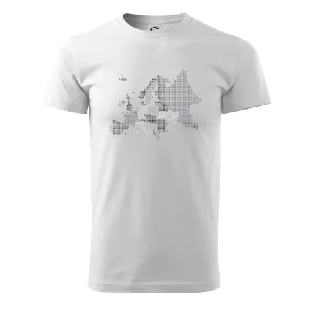 Mapa Európy - srdce v Ukrajine
