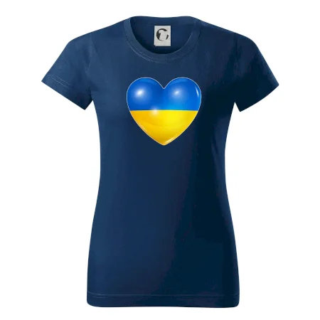 Ukrajina srdce vlajka