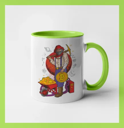 Baník ťaží Bitcoiny