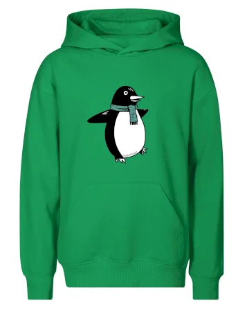 Tučniak so zeleným šálom