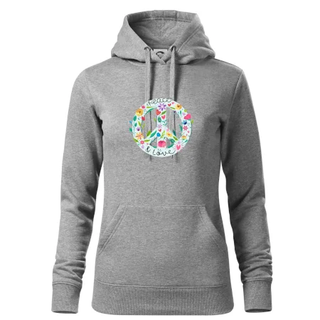 Peace and love symbol