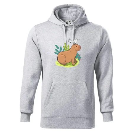 Kapybara a vtáčik
