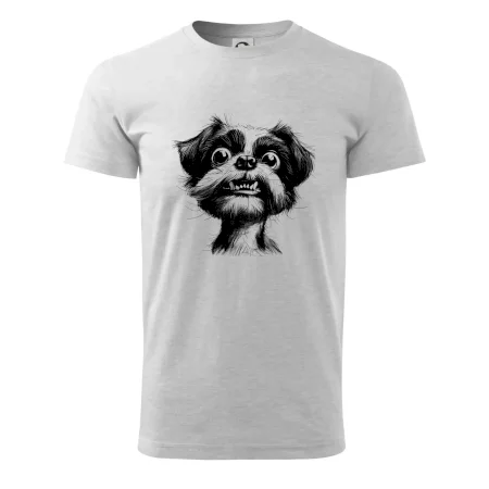 Čiernobiela karikatúra Ši-tzu