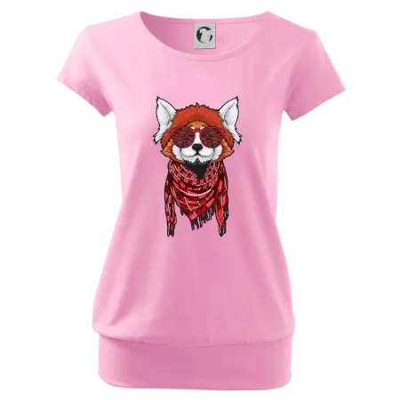 Červená panda hipster