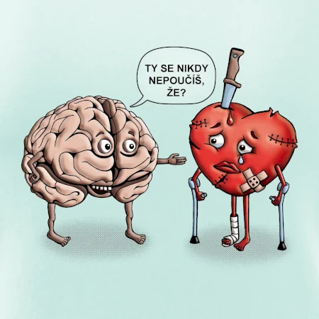 Mozog a srdce - poučenie (Hana-creative)