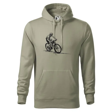 MTB kreslený cyklista
