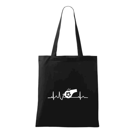 EKG futbal rozhodca a píšťalka