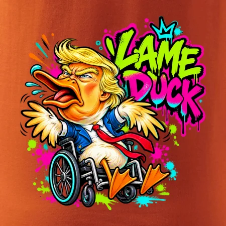 Trump lame duck graffiti