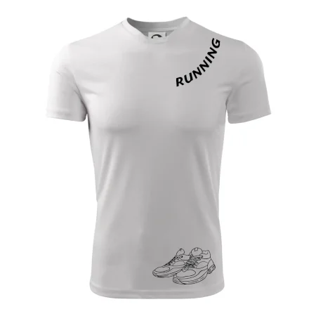 Running nápis šikmo