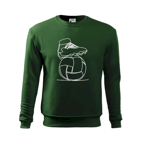Futbalová lopta kopačka jedným ťahom
