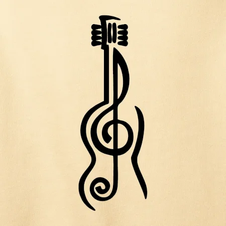 Husľový kľúč gitara