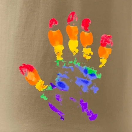 LGBT hand print
