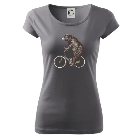 Medveď na bicykli