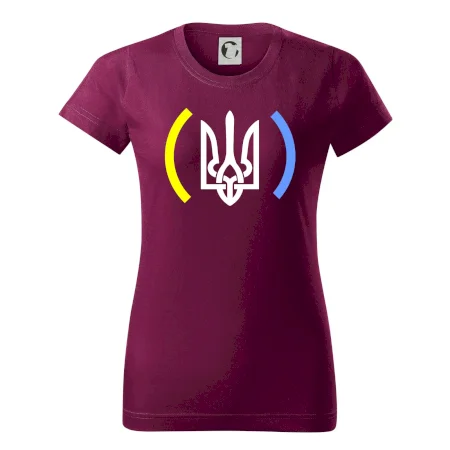 Ukrajina trojzubec s farbami