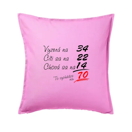 Vyzerá, cíti sa, chová sa - 70 rokov