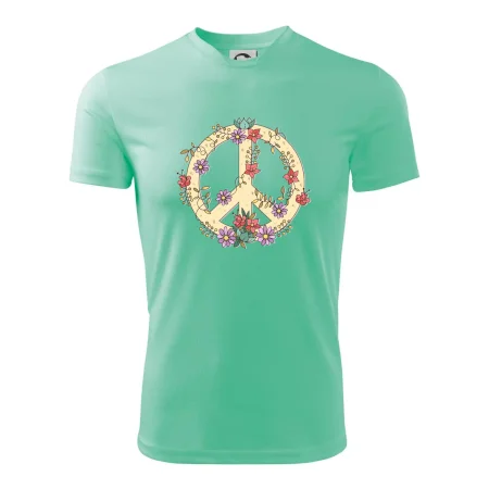Peace symbol pieskový