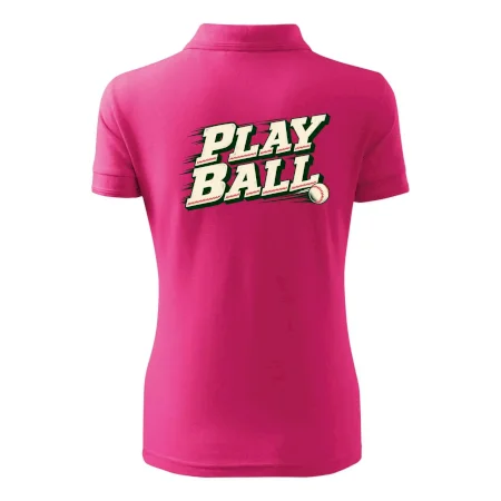Play ball retro sportovní nápis