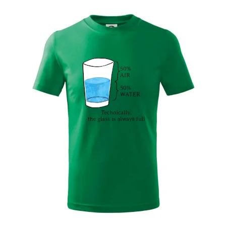Technically, the glass is always full