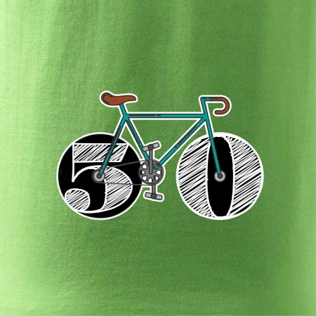 Narodeniny 50 rokov na bicykli