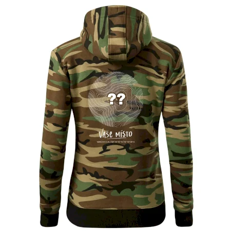 Vaše miesto - vrstevnice v kruhu