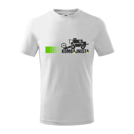 Kombajnista zelená a žltá