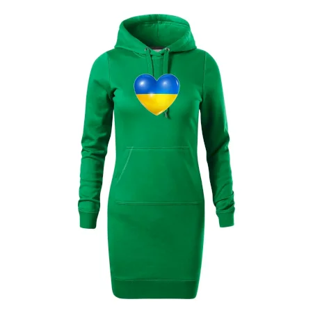 Ukrajina srdce vlajka